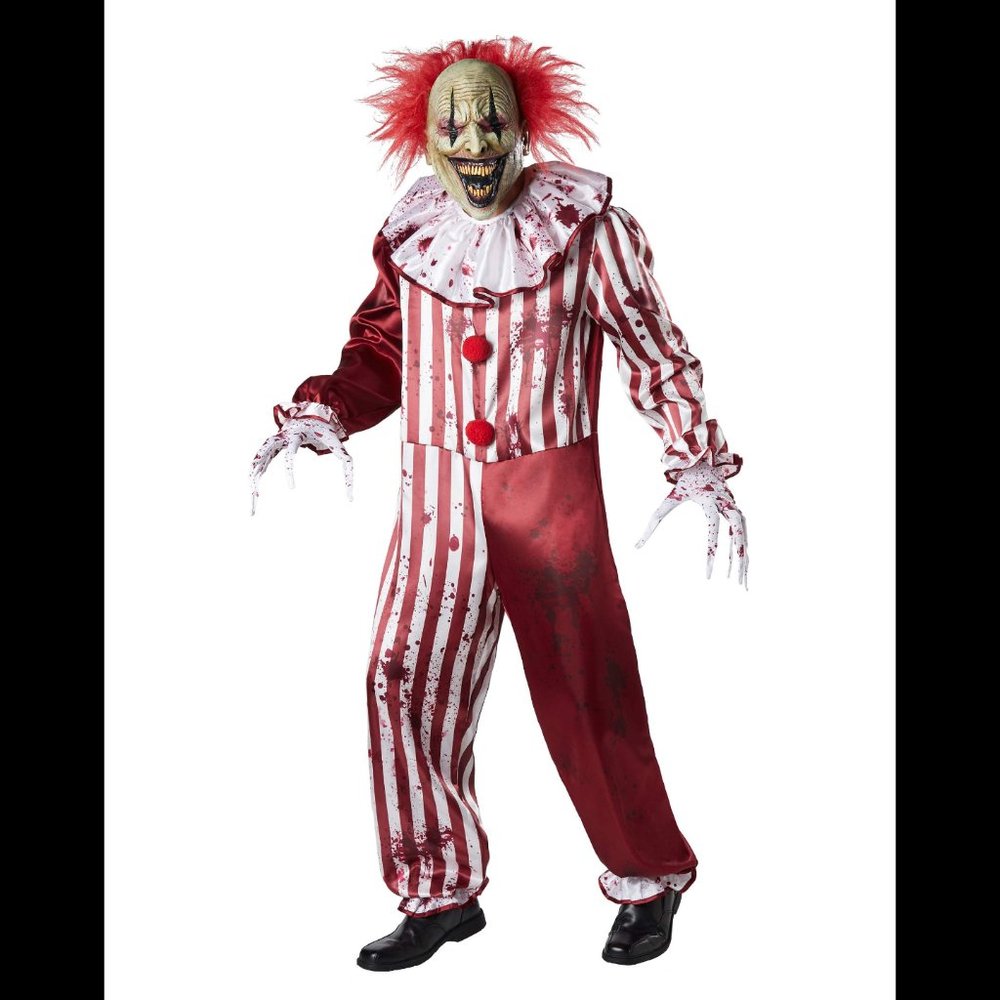 Creepy Clown Costume - Adult Large